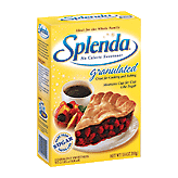 Splenda  no calorie sweetener, made from sugar, tastes like sugar, equivalent to 2 lbs. of sugar Left Picture